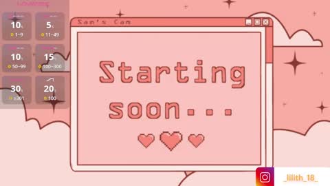Snapshot of _lilith_18_ chatting on May 29, 2026, 7:01 pm Lili online show from May 29, 2026, 7:01 pm