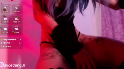 Snapshot of alicedang3r chatting on December 27, 2024, 9:06 am Alice  online show from December 27, 2024, 9:06 am