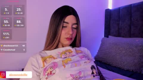 Snapshot of alicewoodville chatting on February 13, 2025, 6:48 pm Alice online show from February 13, 2025, 6:48 pm