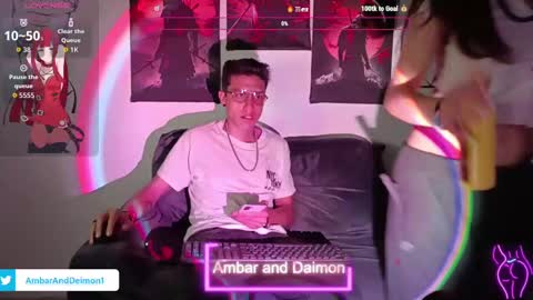 AMBAR AND DAIMON online show from September 16, 2025, 9:54 am