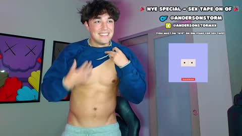 Snapshot of andersonstorm chatting on December 31, 2024, 6:16 am Anderson Storm online show from December 31, 2024, 6:16 am