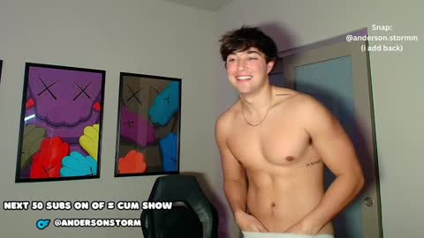 Snapshot of andersonstorm chatting on January 18, 2025, 2:36 am Anderson Storm online show from January 18, 2025, 2:36 am