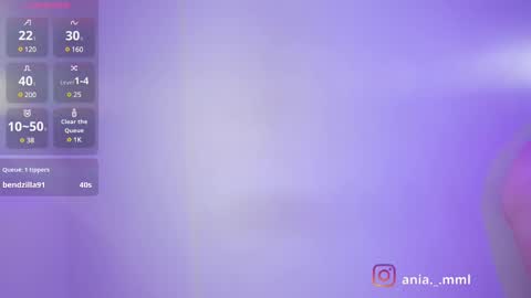 Snapshot of ania_mml chatting on March 7, 2025, 2:57 am Ania online show from March 7, 2025, 2:57 am