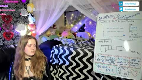 ArtsyHeartsyy online show from February 1, 2025, 2:26 am