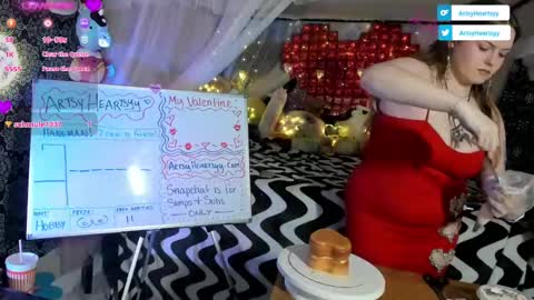 ArtsyHeartsyy online show from February 15, 2025, 3:20 am