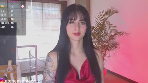 Snapshot of ateneasantacruz chatting on February 19, 2025, 8:10 pm Atenea  online show from February 19, 2025, 8:10 pm