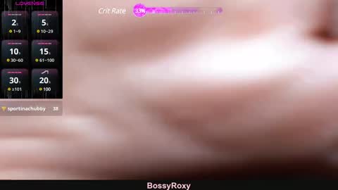 Snapshot of bossyroxy84 chatting on February 16, 2025, 7:59 am bossyroxy84 online show from February 16, 2025, 7:59 am