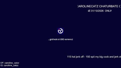 carolinecatz online show from January 10, 2026, 8:43 pm