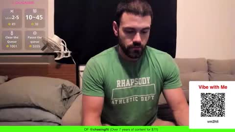 Snapshot of chasemason20 chatting on February 7, 2026, 10:24 pm Onlyfans chasingfit Instagram the arguer Twitter chasingfitOF online show from February 7, 2026, 10:24 pm