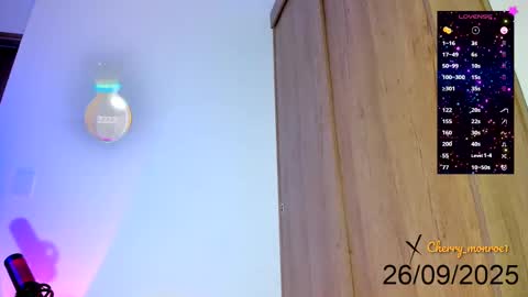 cherry Monroe online show from September 26, 2025, 3:38 pm