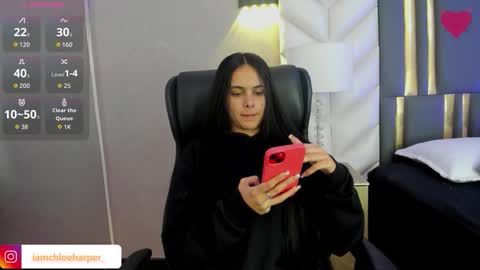 Snapshot of chloeharper_ chatting on February 2, 2026, 11:53 am Chloe Harper online show from February 2, 2026, 11:53 am