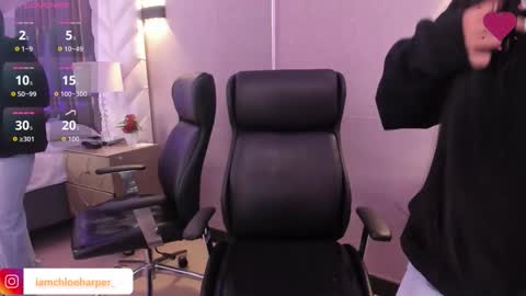 Snapshot of chloeharper_ chatting on February 9, 2026, 11:36 am Chloe Harper online show from February 9, 2026, 11:36 am