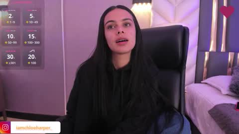 Snapshot of chloeharper_ chatting on February 12, 2026, 11:16 am Chloe Harper online show from February 12, 2026, 11:16 am