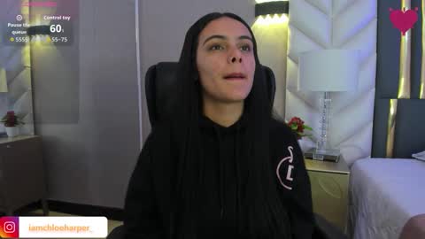 Snapshot of chloeharper_ chatting on February 17, 2026, 11:40 am Chloe Harper online show from February 17, 2026, 11:40 am