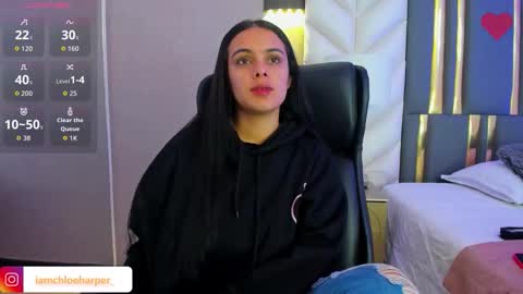 Snapshot of chloeharper_ chatting on February 18, 2026, 11:39 am Chloe Harper online show from February 18, 2026, 11:39 am