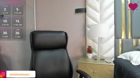 Snapshot of chloeharper_ chatting on March 25, 2026, 11:38 am Chloe Harper online show from March 25, 2026, 11:38 am