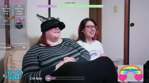 Snapshot of coffee_button chatting on February 19, 2025, 12:55 pm Coffee Button online show from February 19, 2025, 12:55 pm