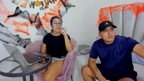 Snapshot of couple_fantasies69 chatting on October 24, 2025, 12:08 am Ari and Jacob online show from October 24, 2025, 12:08 am