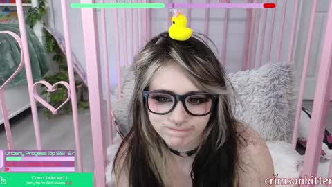 Snapshot of crimsonkitten chatting on January 18, 2025, 7:17 am Crimson Kitten online show from January 18, 2025, 7:17 am