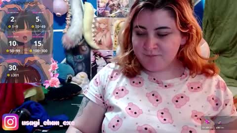 Snapshot of cuteusagi chatting on October 6, 2025, 6:38 pm Usagi online show from October 6, 2025, 6:38 pm
