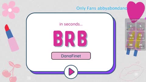 Snapshot of danafinet chatting on February 6, 2025, 11:10 am A B B Y online show from February 6, 2025, 11:10 am