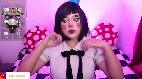 Snapshot of elicecooper chatting on October 31, 2025, 5:08 am Elice Cooper new account online show from October 31, 2025, 5:08 am