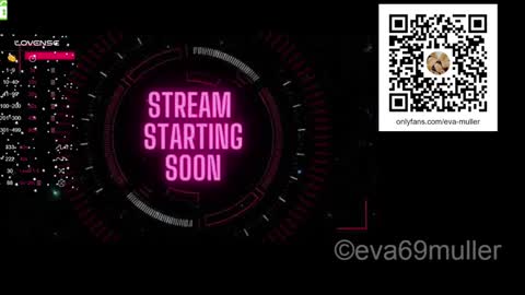 Snapshot of eva69muller chatting on January 18, 2025, 9:02 am Eva  next show  8pm CEST AMST online show from January 18, 2025, 9:02 am