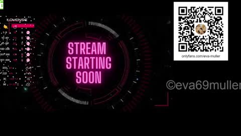 Snapshot of eva69muller chatting on February 9, 2025, 9:05 am Eva  next show  8pm CEST AMST online show from February 9, 2025, 9:05 am