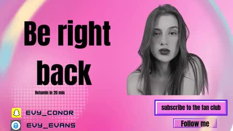 Snapshot of evy_conor chatting on October 2, 2025, 12:01 pm Evy conor online show from October 2, 2025, 12:01 pm