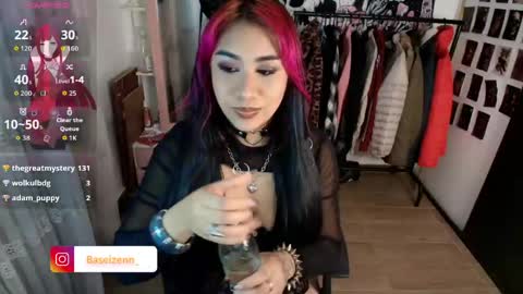 Snapshot of exodiakinky chatting on May 12, 2026, 3:14 am Goddess Exodia please help me reach 100 thumbs up online show from May 12, 2026, 3:14 am