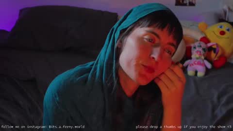 Snapshot of fernydew chatting on February 25, 2025, 8:09 pm Fern next stream 430pm Monday PST online show from February 25, 2025, 8:09 pm