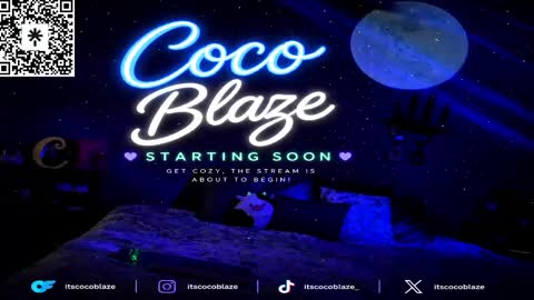 Snapshot of itscocoblaze chatting on June 6, 2026, 3:55 am CoCo Blaze online show from June 6, 2026, 3:55 am