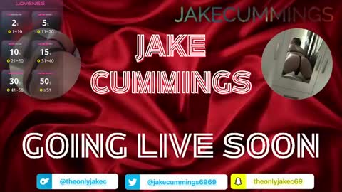 Snapshot of jakecummings69 chatting on May 23, 2026, 2:32 pm Jake Cummings online show from May 23, 2026, 2:32 pm