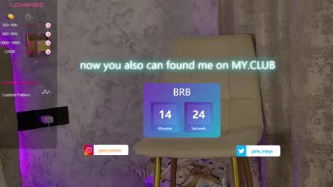 Snapshot of jane_meys chatting on January 17, 2025, 11:17 am your kitty JANE roawww online show from January 17, 2025, 11:17 am