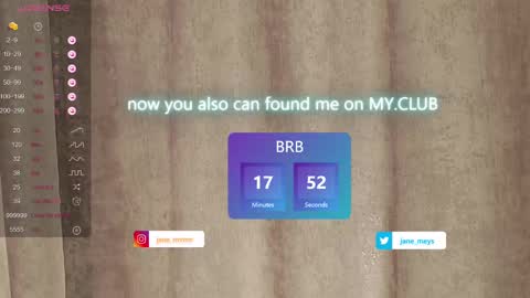 Snapshot of jane_meys chatting on February 25, 2025, 11:19 am your kitty JANE roawww online show from February 25, 2025, 11:19 am