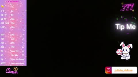 Julieta online show from April 5, 2026, 2:58 pm