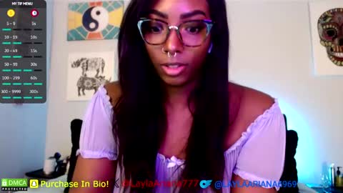 LaylaAriana online show from April 21, 2026, 2:26 am
