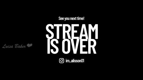  IG im alisson01  online show from March 21, 2026, 8:19 am