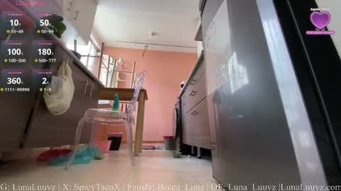 Luna Luuvz online show from June 2, 2026, 7:38 pm