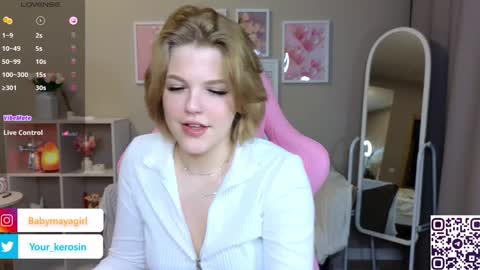 Snapshot of maya_blonde18 chatting on January 23, 2025, 6:28 am Maya online show from January 23, 2025, 6:28 am