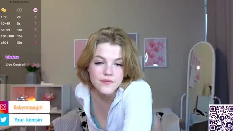 Snapshot of maya_blonde18 chatting on January 23, 2025, 9:29 am Maya online show from January 23, 2025, 9:29 am