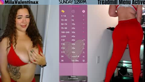 Mila Valentina online show from April 12, 2026, 5:29 pm