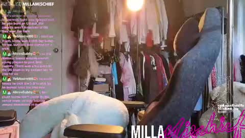 Snapshot of millamischief chatting on June 17, 2026, 7:59 pm Milla Mischief online show from June 17, 2026, 7:59 pm