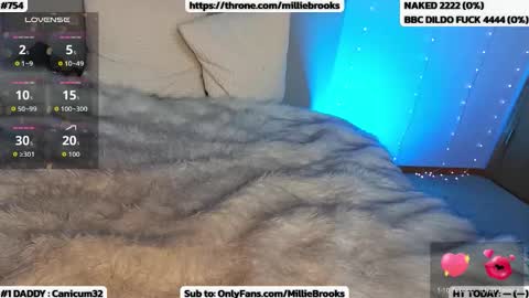 Snapshot of milliebrooks chatting on October 14, 2025, 7:47 pm milliebrooks online show from October 14, 2025, 7:47 pm