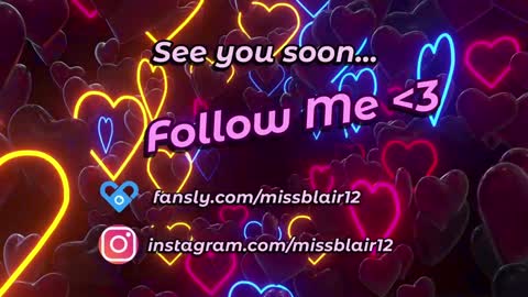MissBlair online show from January 8, 2025, 5:59 pm