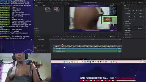 SakiWuff online show from April 14, 2026, 8:48 pm