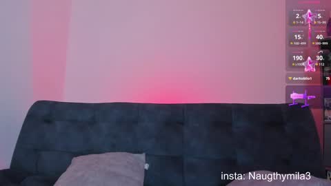 Snapshot of naugthymila3 chatting on January 18, 2025, 12:57 am Mila aka Dominika - Nov 20 Birthday show Onlyfans Naugthymila online show from January 18, 2025, 12:57 am