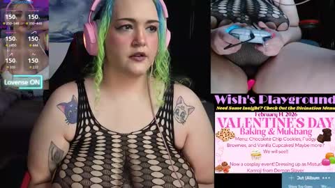 Snapshot of nevermakeawish chatting on February 5, 2026, 6:01 pm Wishs Playground online show from February 5, 2026, 6:01 pm