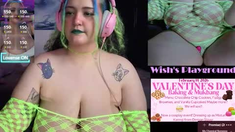 Snapshot of nevermakeawish chatting on February 6, 2026, 3:59 pm Wishs Playground online show from February 6, 2026, 3:59 pm