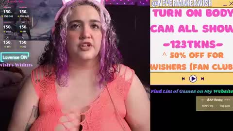 Wishs Playground online show from July 15, 2026, 9:58 am